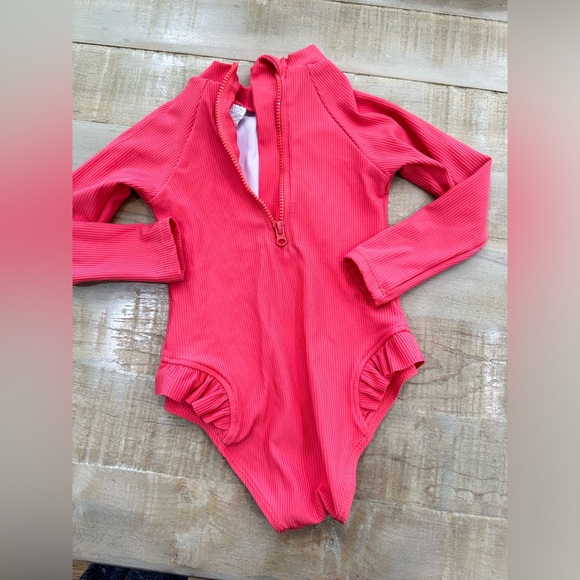 Zara baby girl rash guard swim bodysuit long sleeve - Picture 4 of 8